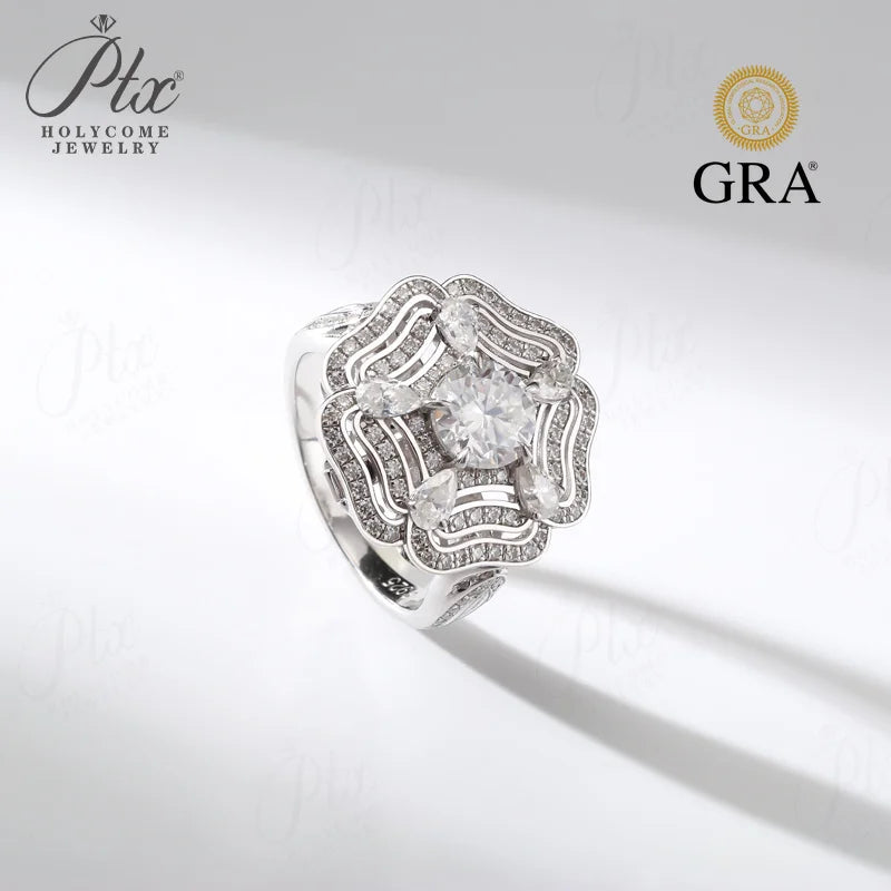 moissanite necklace promise ring under $250